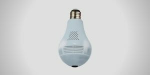 360 Degree Wifi Light Bulb Hidden Camera
