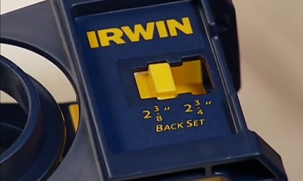 adjusting the backset value