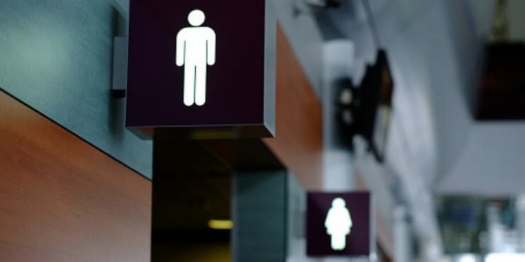 bathroom signs