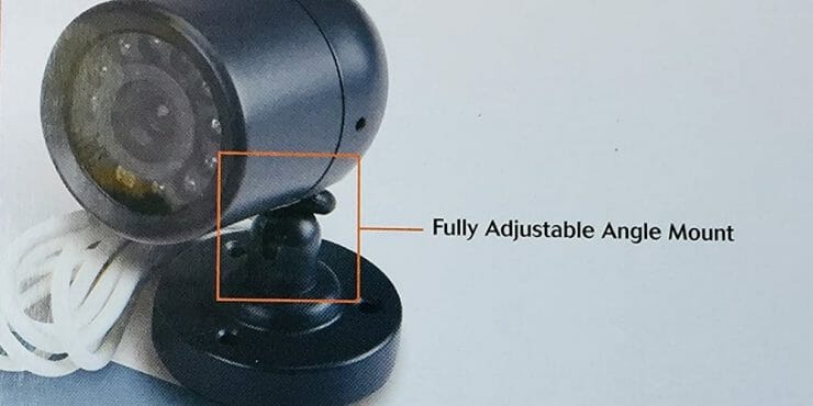 Weatherproof Color Security Camera with Night Vision