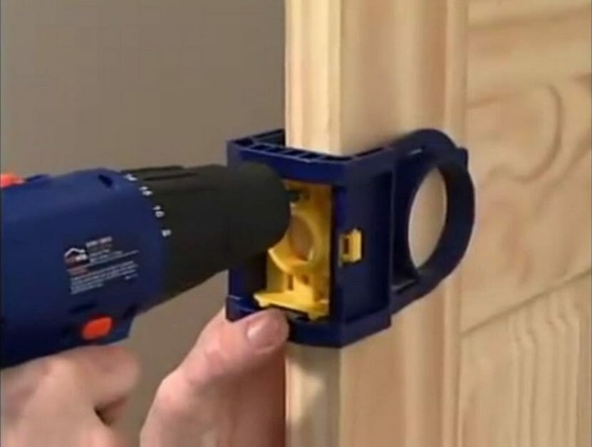 cut the lockset hole