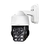 SUNBA 4K 8MP PTZ Camera Outdoor, IP PoE+ Security Dome, 20X Optical Zoom,...
