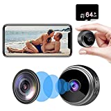 Mini Spy Cameras Hidden (with 64G SD Card), 1080P HD Small Portable...