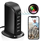 Hidden Spy USB Charger Camera, Spy Camera 5-Port USB Hub Covert Nanny Cam...