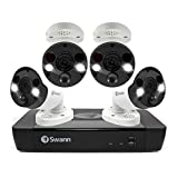 Swann Home Security Camera System, 8 Channel 4 Cameras POE NVR 4K Ultra HD,...