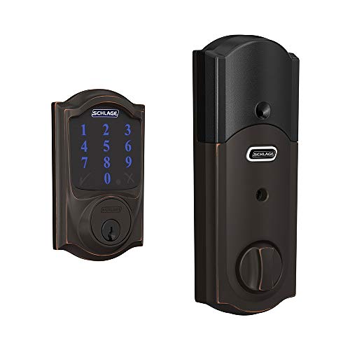 SCHLAGE BE469ZP CAM 716 SCHLAGE Connect Smart Deadbolt With Alarm Inbuilt...