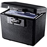 SentrySafe Fireproof Safe Box with Key Lock, Safe for Files and Documents,...