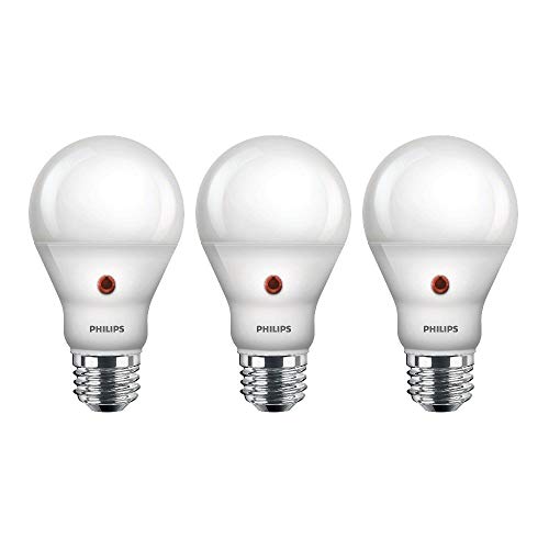 Philips LED Dusk-to-Dawn Outdoor A19 Light Bulb, Flicker-Free, 800 Lumen,...