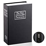 Book Safe with Combination Lock - Jssmst Home Dictionary Diversion Metal...