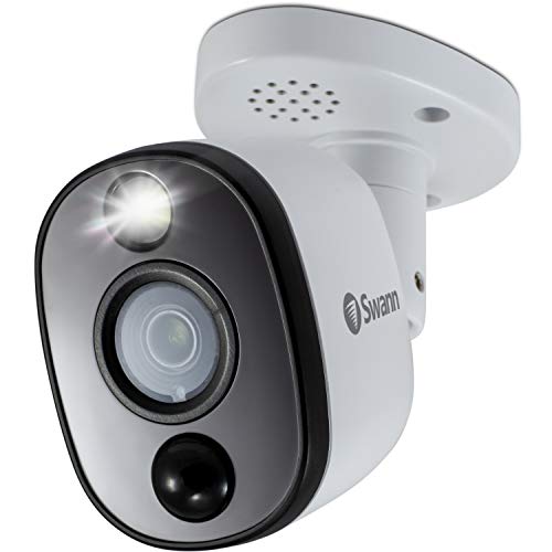 Swann Indoor/Outdoor Home Security 4K Ultra HD Bullet Wired Camera, DVR...