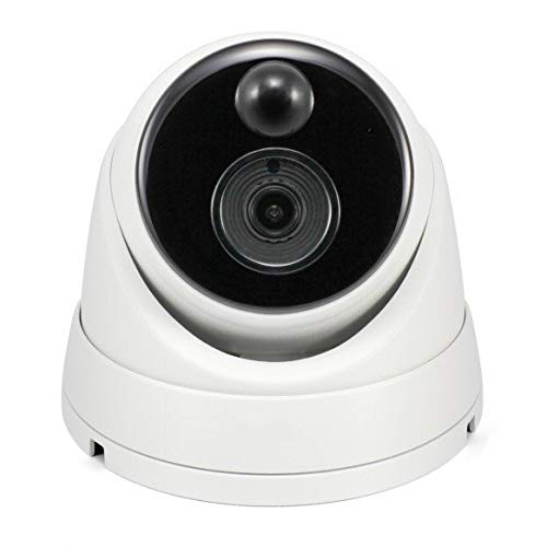 Swann Wired PIR Dome Security Camera, Ultra 4K HD Surveillance Cam with...