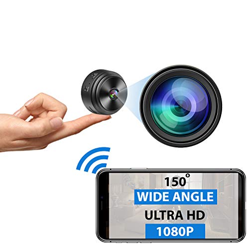 Mini Spy Camera WiFi - 1080P HD - Premium Wireless Hidden Camera with...
