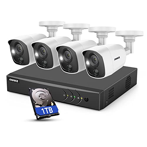 ANNKE 8CH 5MP Lite AI DVR with Human & Vehicle Detection, 1080P...