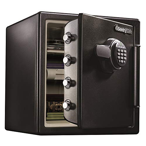 SentrySafe Fireproof and Waterproof Steel Home Safe with Digital Keypad...