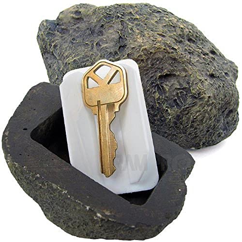 RamPro Hide-a-Spare-Key Fake Rock - Looks & Feels like Real Stone - Safe...