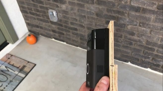 ring on flat surface