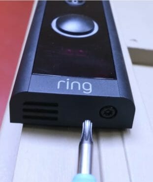 screw to remove faceplate