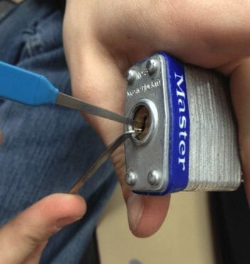 wrench and pick the bolt