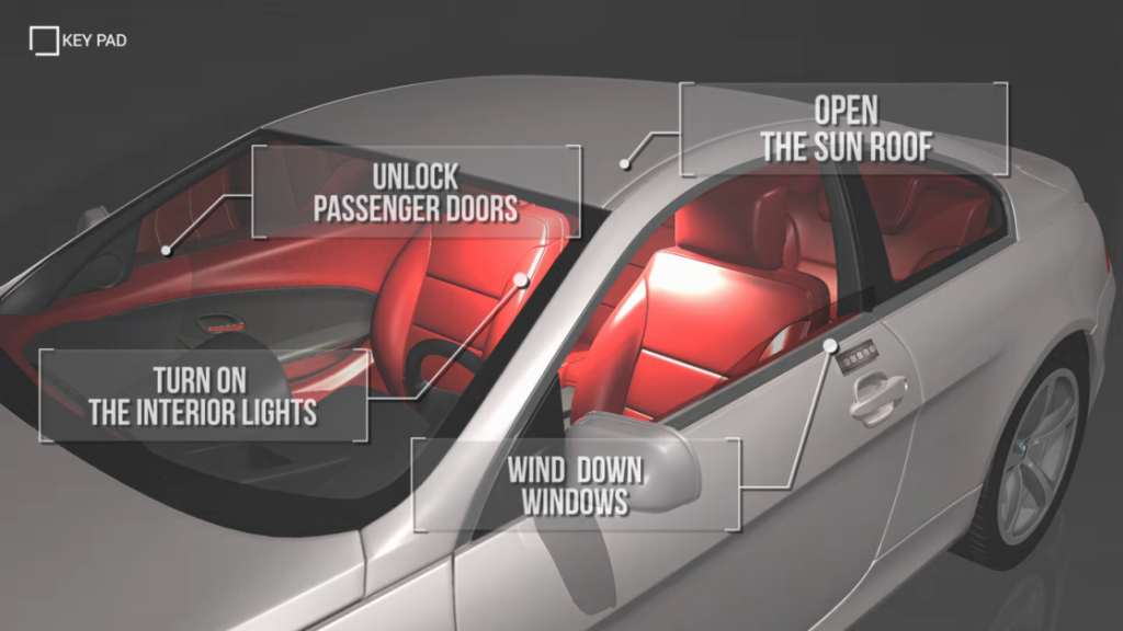 car parts demonstrated