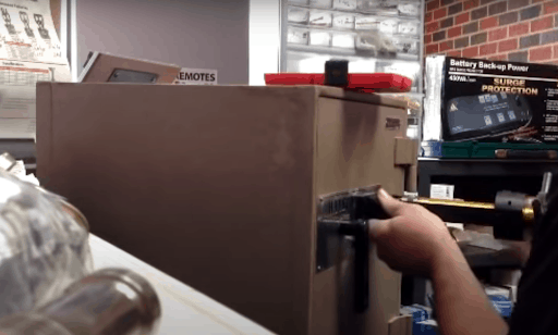 drill open the bolt